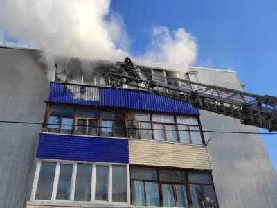 В башкирском Салавате семь человек едва не пострадали в пожаре