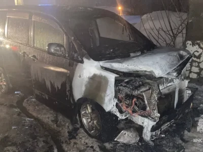 В Уфе за ночь сгорели две машины
