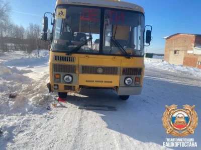 В Башкирии автобус с детьми попал в страшную аварию