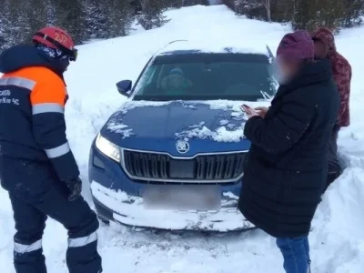 В Башкирии женщина едва не родила в заснеженном поле