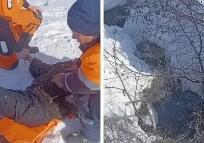 Шёл по тропинке и рухнул в водоем: в Башкирии мужчина чуть не утонул в реке