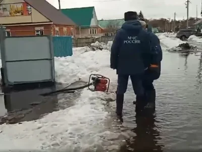 В Башкирии талые воды подтопили территории в девяти населенных пунктах