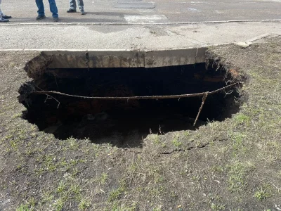 В Уфе вновь обвалился грунт