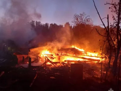 После крупного пожара в садовом товариществе под Уфой нашли останки неизвестного мужчины