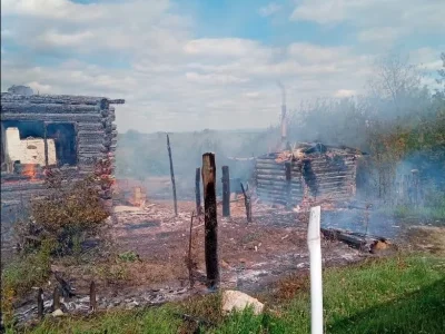 В Башкирии в пожаре погиб мужчина