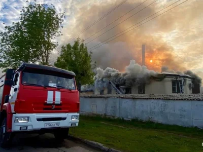 В Уфе потушили крупный пожар