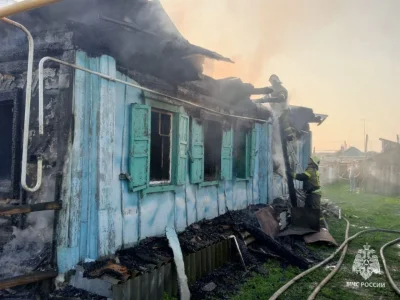 В Башкирии житель Зауралья погиб при пожаре в своём доме