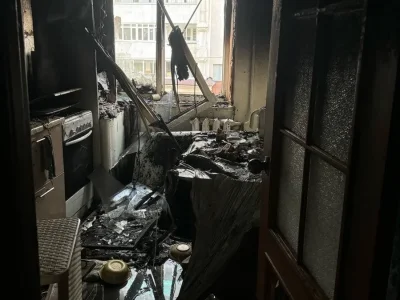 В Уфе при пожаре в квартире пострадал мужчина