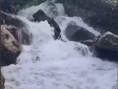 В Башкирии ожил водопад Кук-Караук
